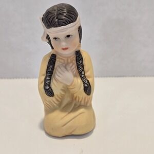 Vintage House of Lloyd 1992 Native American Indian Nativity Mary Ceramic